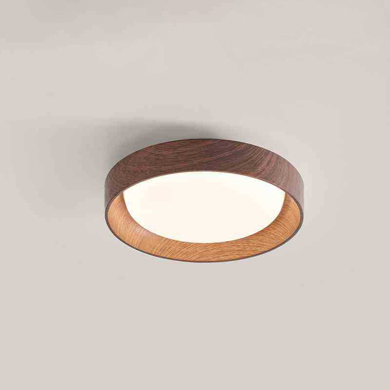 Modern Minimalist ABS PC Square Round LED Flush Mount Ceiling Light For Hallway