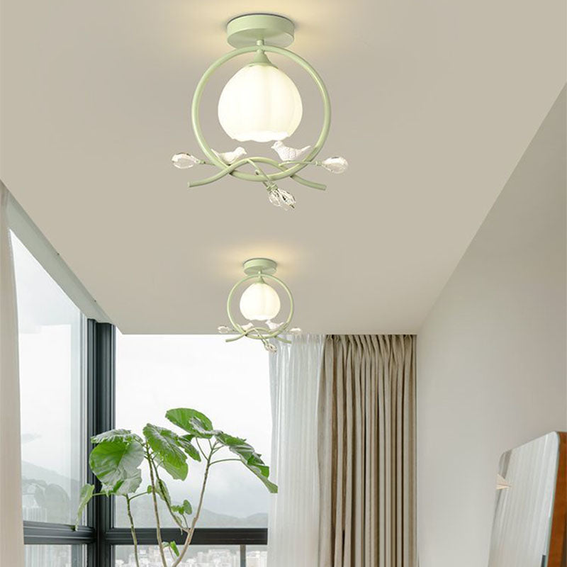 Lumière de plafond semi-encastrée contemporaine créative en forme d&