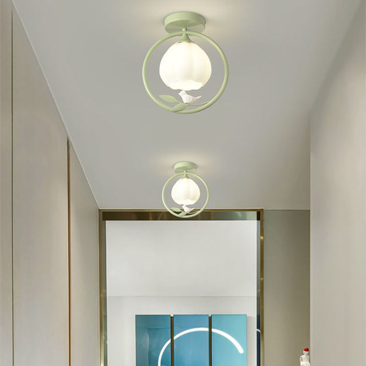Lumière de plafond semi-encastrée contemporaine créative en forme d&