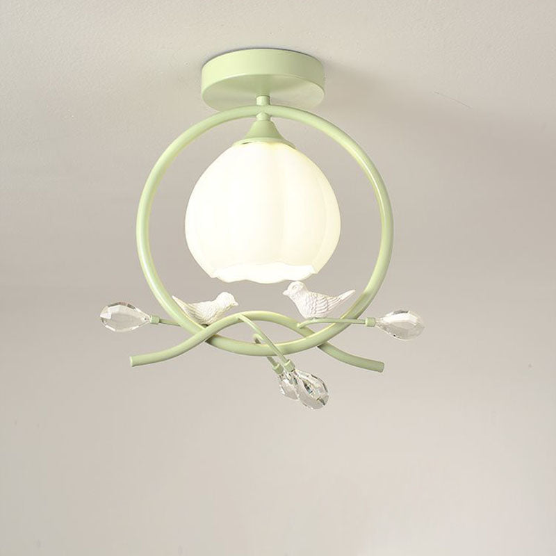 Lumière de plafond semi-encastrée contemporaine créative en forme d&