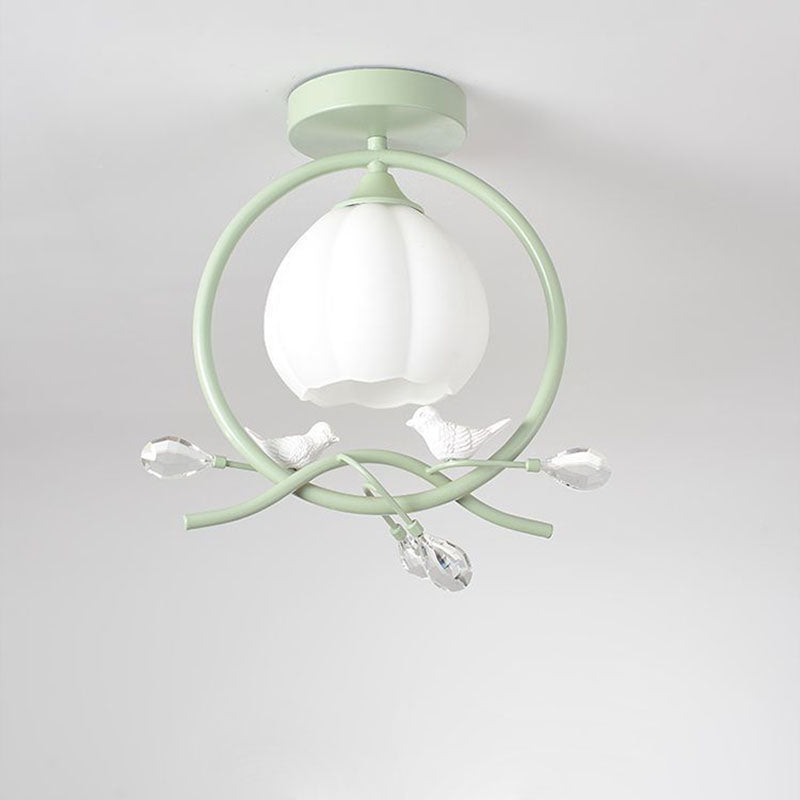 Lumière de plafond semi-encastrée contemporaine créative en forme d&