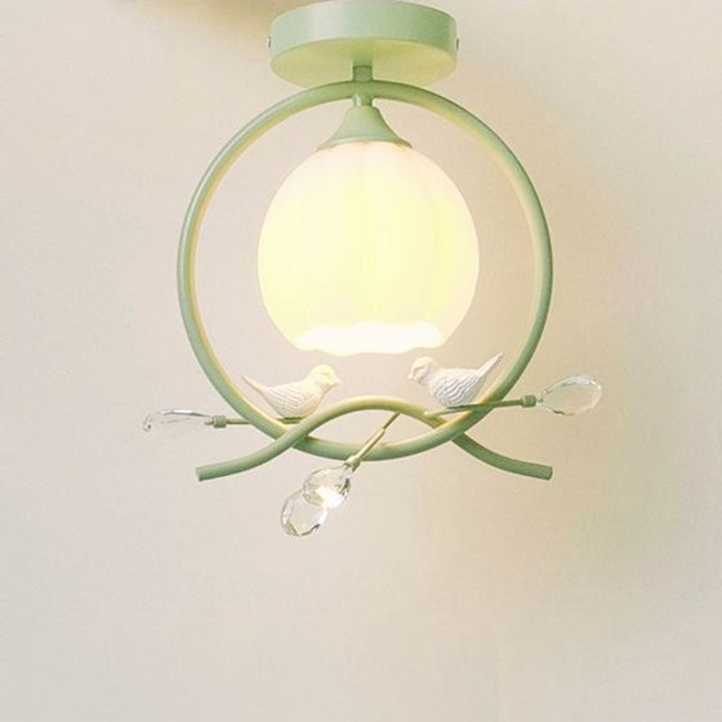 Lumière de plafond semi-encastrée contemporaine créative en forme d&