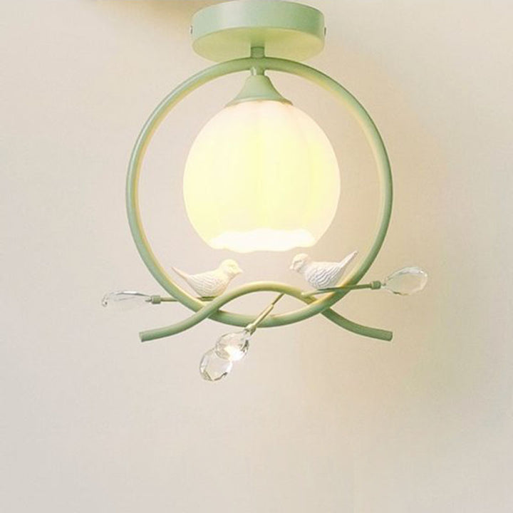 Lumière de plafond semi-encastrée contemporaine créative en forme d&