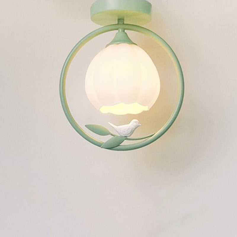 Lumière de plafond semi-encastrée contemporaine créative en forme d&