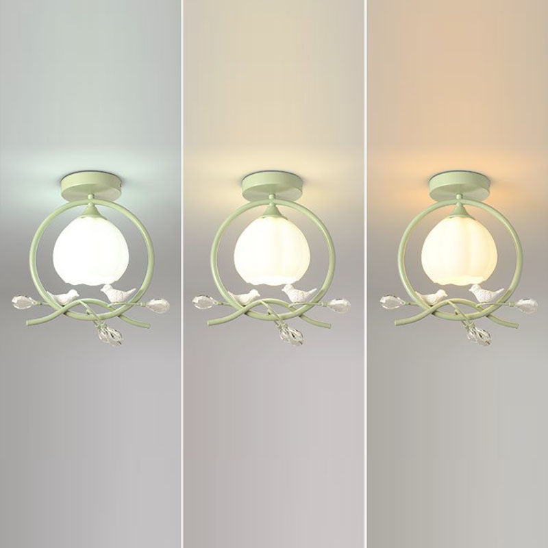 Lumière de plafond semi-encastrée contemporaine créative en forme d&