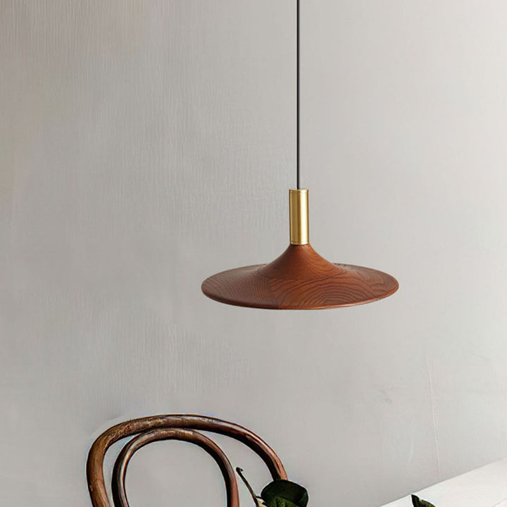 Lámpara colgante contemporánea escandinava de hierro redondo acrílico LED para dormitorio 