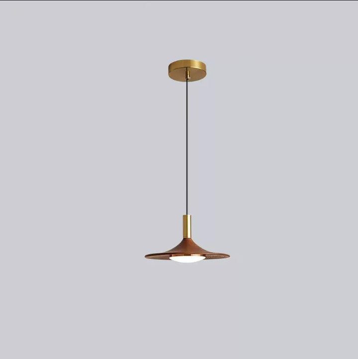 Lámpara colgante contemporánea escandinava de hierro redondo acrílico LED para dormitorio 