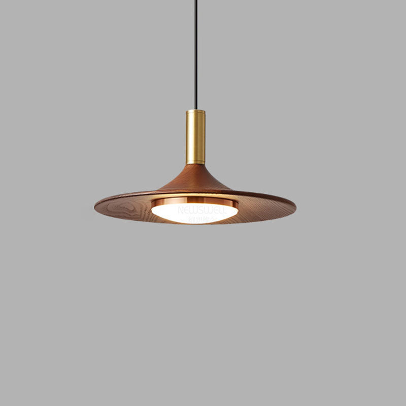 Lámpara colgante contemporánea escandinava de hierro redondo acrílico LED para dormitorio 