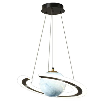 Contemporary Creative Sphere Metal Acrylic Glass LED Pendant Light For Bedroom
