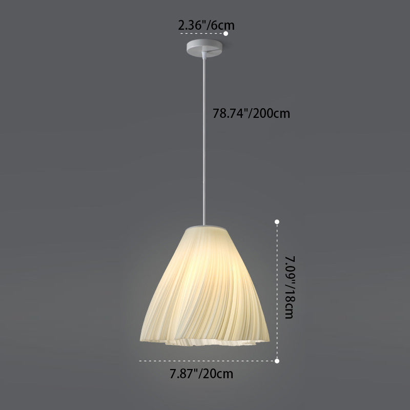 Lámpara colgante contemporánea creativa de cúpula de acrílico y hierro con 1 luz para sala de estar 