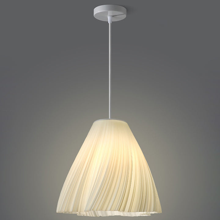 Lámpara colgante contemporánea creativa de cúpula de acrílico y hierro con 1 luz para sala de estar 