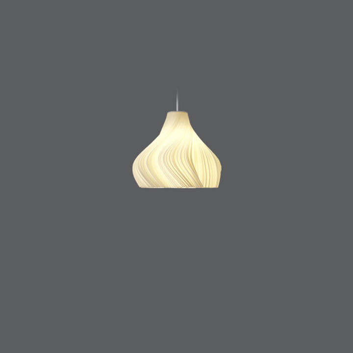 Lámpara colgante contemporánea creativa de cúpula de acrílico y hierro con 1 luz para sala de estar 