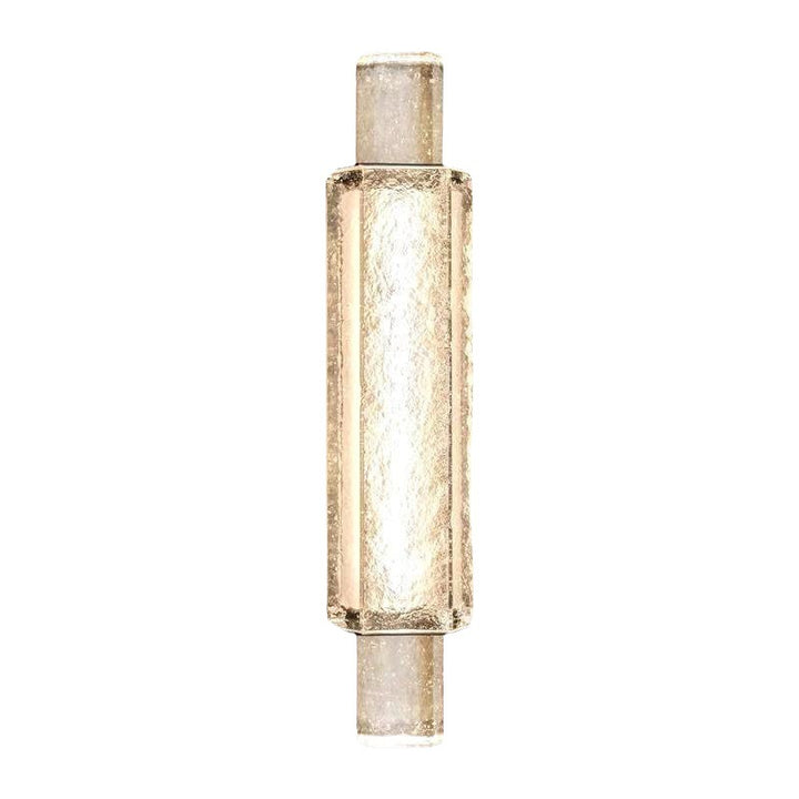 Contemporary Creative Cylinder Stainless Steel Glass LED Wall Sconce Lamp For Hallway