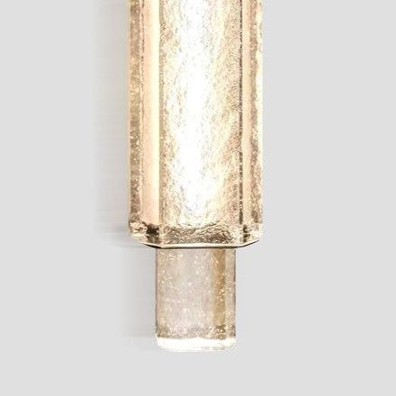 Contemporary Creative Cylinder Stainless Steel Glass LED Wall Sconce Lamp For Hallway