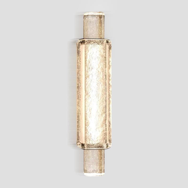 Contemporary Creative Cylinder Stainless Steel Glass LED Wall Sconce Lamp For Hallway