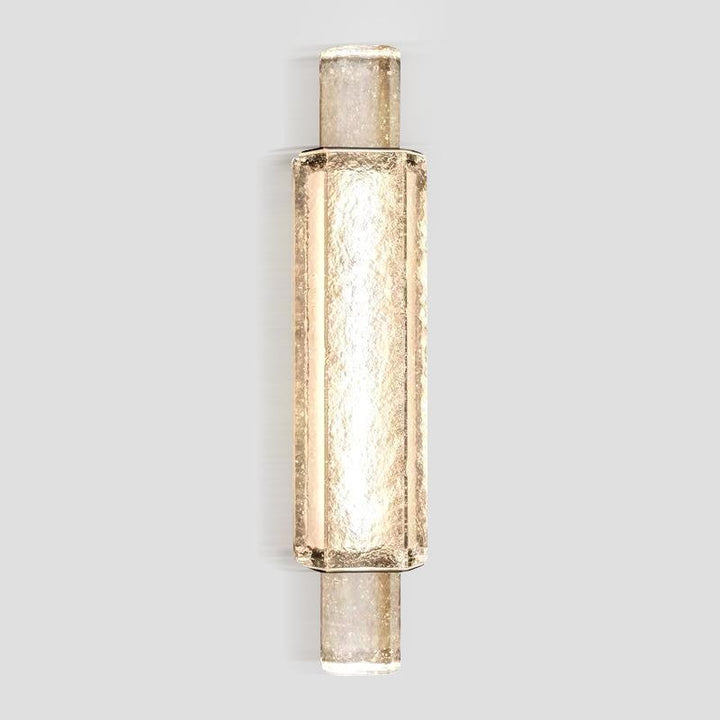 Contemporary Creative Cylinder Stainless Steel Glass LED Wall Sconce Lamp For Hallway