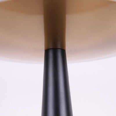 Contemporary Creative UFO Round Aluminum Acrylic LED Table Lamp For Bedroom