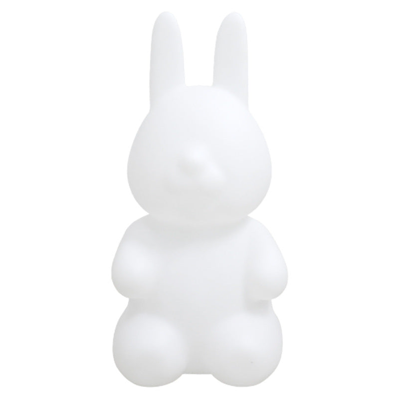 Contemporary Creative Rabbit PE Plastic LED Floor Lamp For Bedroom