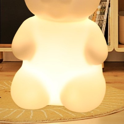 Contemporary Creative Rabbit PE Plastic LED Floor Lamp For Bedroom