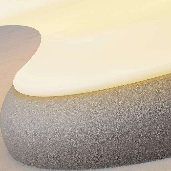 ضوء خارجي LED بلاستيكي من الفولاذ المقاوم للصدأ مقاوم للماء بأسطوانة شمسية بتصميم حديث وبسيط للفناء 