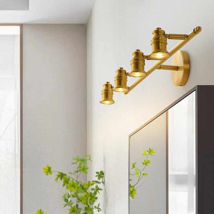Moderne Luxus Glocke Kupfer 2/3 Licht Wandleuchte Lampe für Flur 