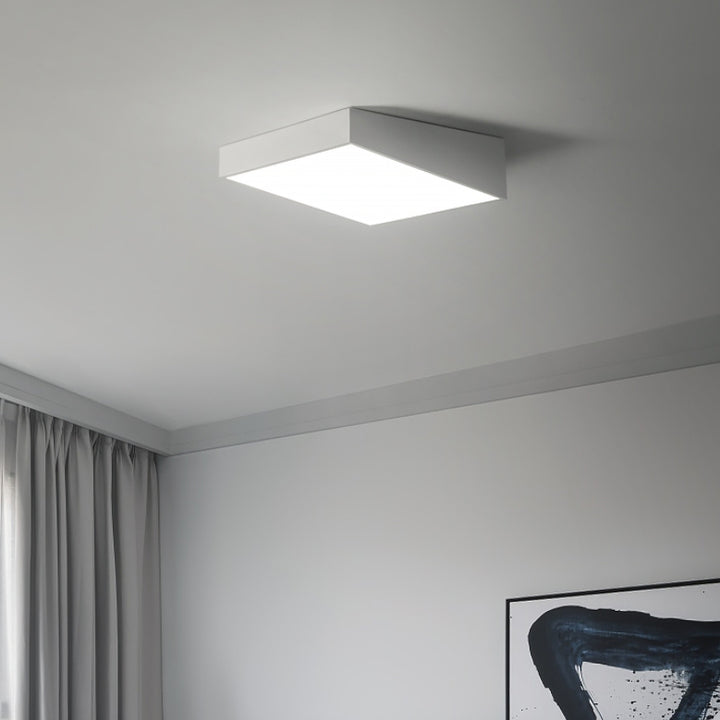 Moderne minimalistische Trapez Eisen Acryl LED Unterputz Deckenleuchte für Schlafzimmer 