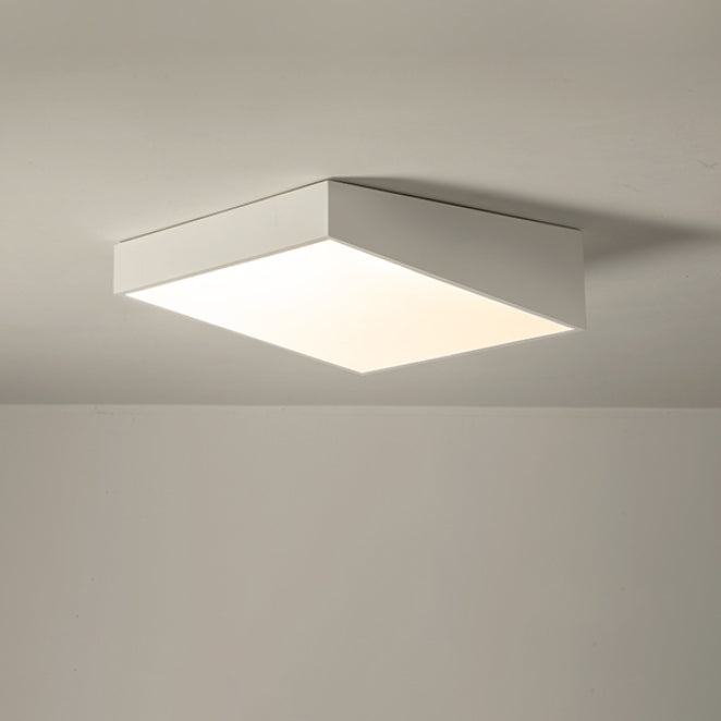 Moderne minimalistische Trapez Eisen Acryl LED Unterputz Deckenleuchte für Schlafzimmer 