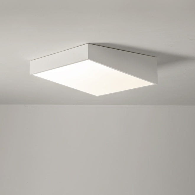 Moderne minimalistische Trapez Eisen Acryl LED Unterputz Deckenleuchte für Schlafzimmer 