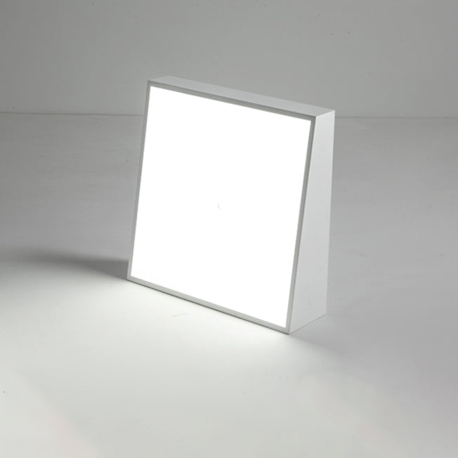 Moderne minimalistische Trapez Eisen Acryl LED Unterputz Deckenleuchte für Schlafzimmer 