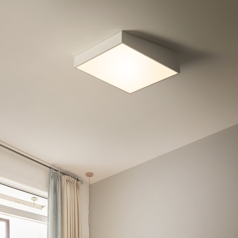 Moderne minimalistische Trapez Eisen Acryl LED Unterputz Deckenleuchte für Schlafzimmer 