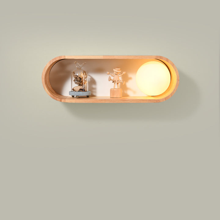 Aplique de pared de 1 luz de hierro rectangular tradicional japonés de madera maciza y vidrio para dormitorio 