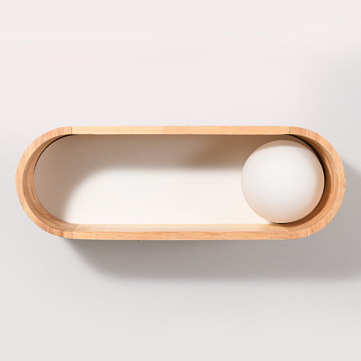 Aplique de pared de 1 luz de hierro rectangular tradicional japonés de madera maciza y vidrio para dormitorio 