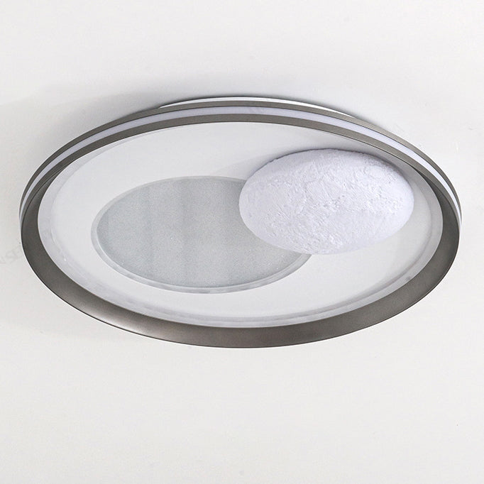 Moderne Einfachheit Wolke Runde Acryl Eisen Aluminium LED Unterputz Deckenleuchte Für Schlafzimmer 