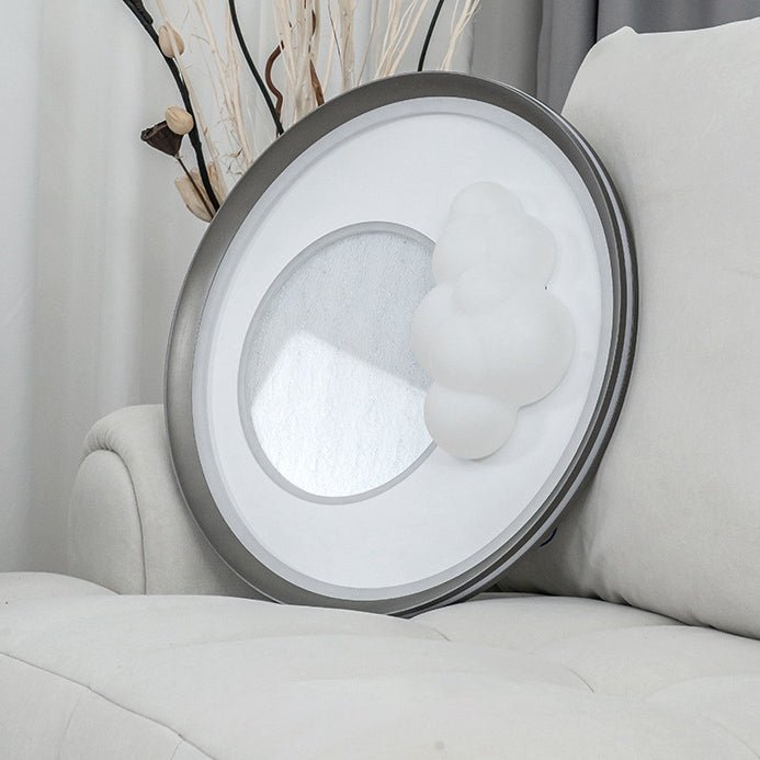 Moderne Einfachheit Wolke Runde Acryl Eisen Aluminium LED Unterputz Deckenleuchte Für Schlafzimmer 