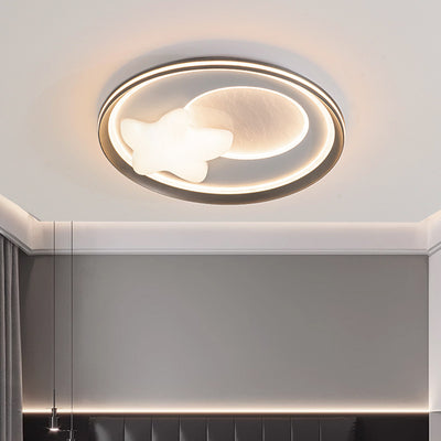 Moderne Einfachheit Wolke Runde Acryl Eisen Aluminium LED Unterputz Deckenleuchte Für Schlafzimmer 