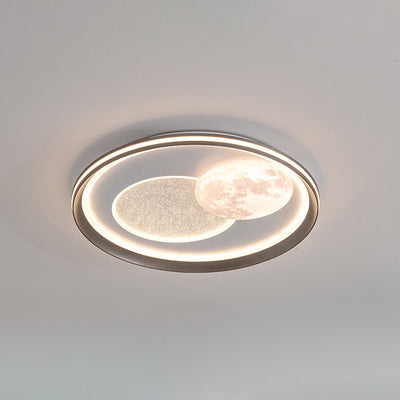 Moderne Einfachheit Wolke Runde Acryl Eisen Aluminium LED Unterputz Deckenleuchte Für Schlafzimmer 