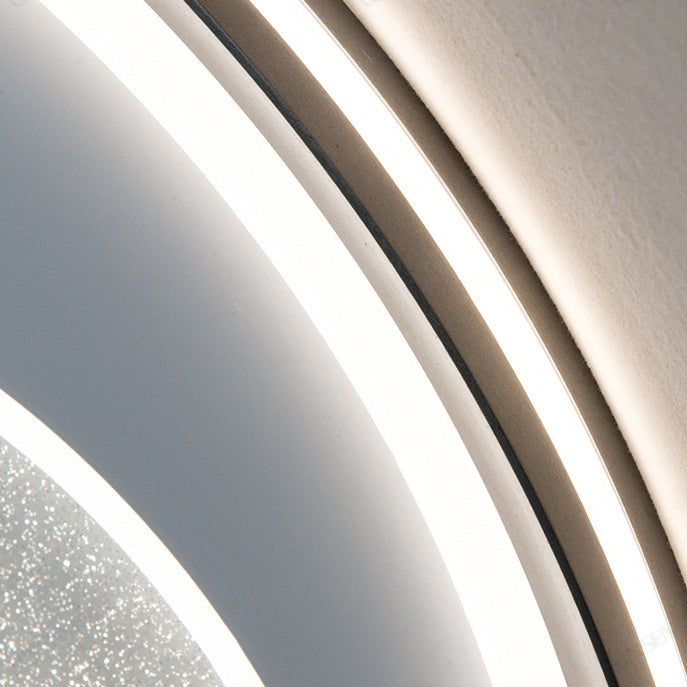 Moderne Einfachheit Wolke Runde Acryl Eisen Aluminium LED Unterputz Deckenleuchte Für Schlafzimmer 
