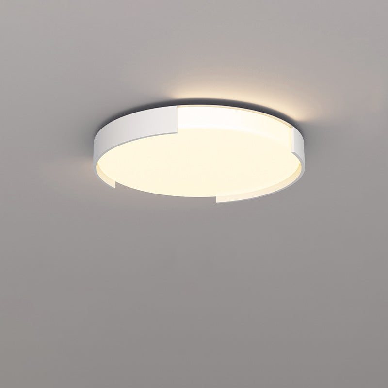 Luz de techo LED de montaje empotrado de plástico y hierro en forma de rectángulo de simplicidad moderna para sala de estar 