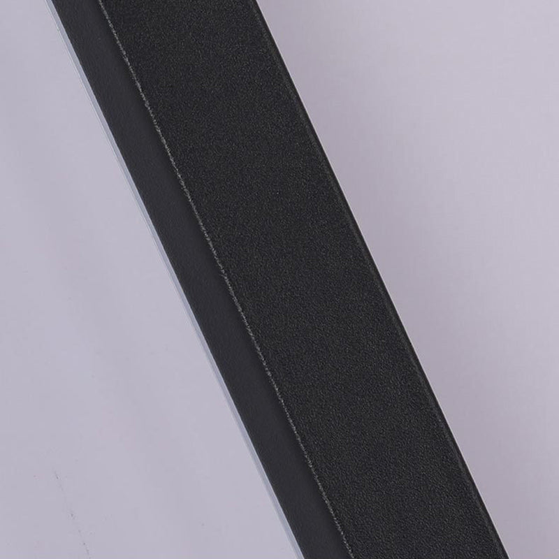 Lámpara de Aplique de Pared LED de Tira Larga de Aluminio Acrílico Minimalista Moderna para Dormitorio 