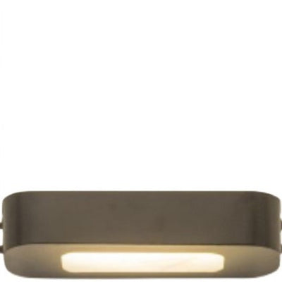 Lámpara colgante LED de vidrio metálico rectangular minimalista moderna para dormitorio 