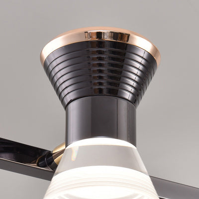 Lustre LED en aluminium acrylique rond minimaliste moderne pour salon 