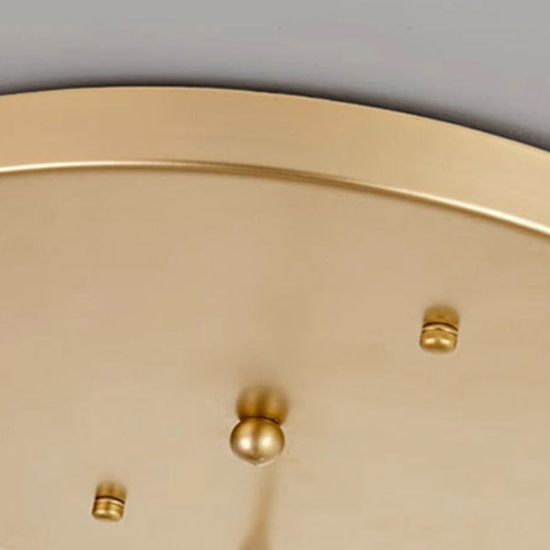 Lustre contemporain en forme de pyramide cône en fer et tissu à 3 lumières pour salle à manger 