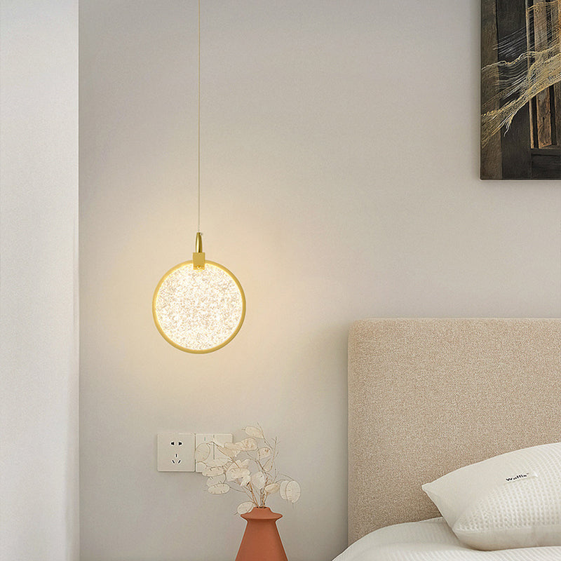 Modern Luxury Round Stainless Steel Aluminum Plastic LED Chandelier For Living Room