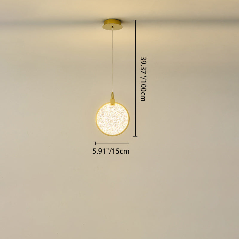 Modern Luxury Round Stainless Steel Aluminum Plastic LED Chandelier For Living Room