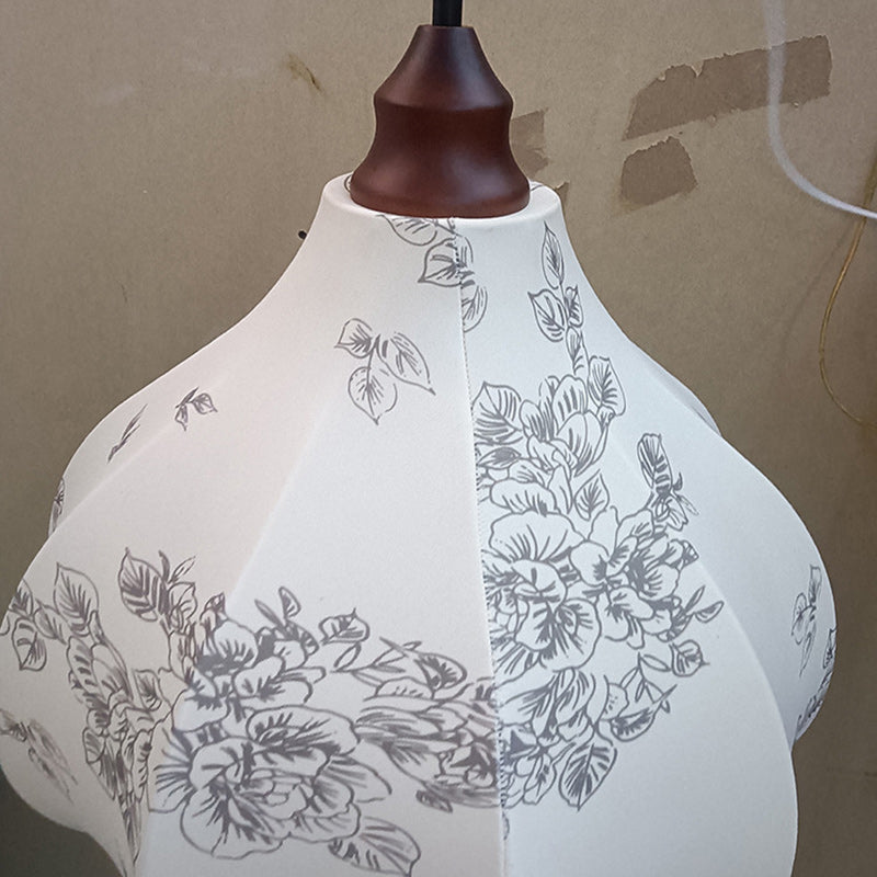 Suspension Luminaire 1 Lumière en Châtaignier Traditionnel Français avec Fer et Bois de Frêne pour Chambre 
