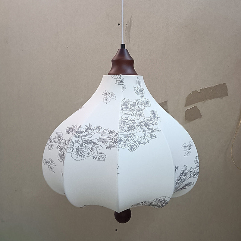 Suspension Luminaire 1 Lumière en Châtaignier Traditionnel Français avec Fer et Bois de Frêne pour Chambre 