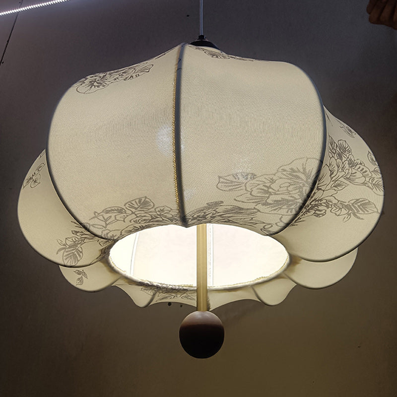 Suspension Luminaire 1 Lumière en Châtaignier Traditionnel Français avec Fer et Bois de Frêne pour Chambre 
