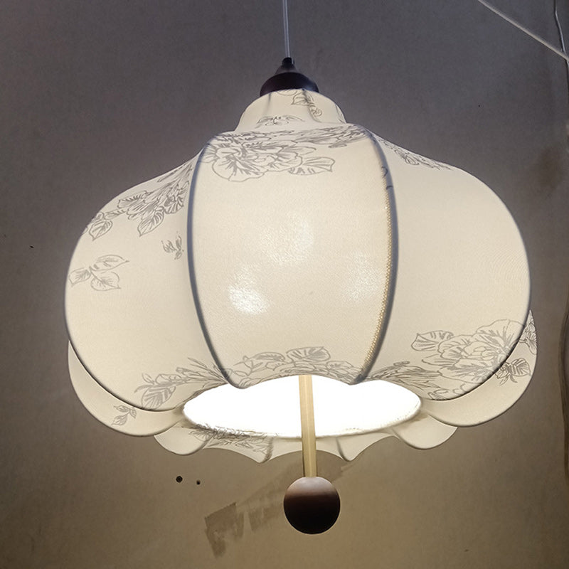 Suspension Luminaire 1 Lumière en Châtaignier Traditionnel Français avec Fer et Bois de Frêne pour Chambre 
