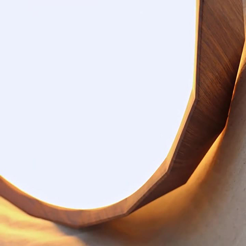 Luz de techo LED empotrada de hierro redonda tradicional japonesa de acrílico para dormitorio 