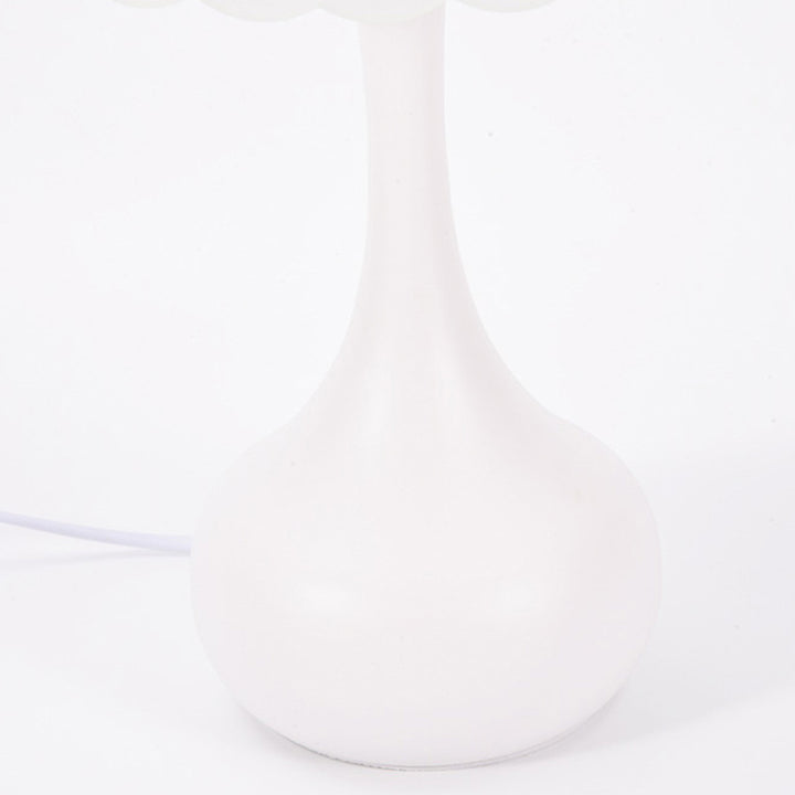Lampe de Table à Dôme en Verre et Fer LED Traditionnelle pour Chambre 